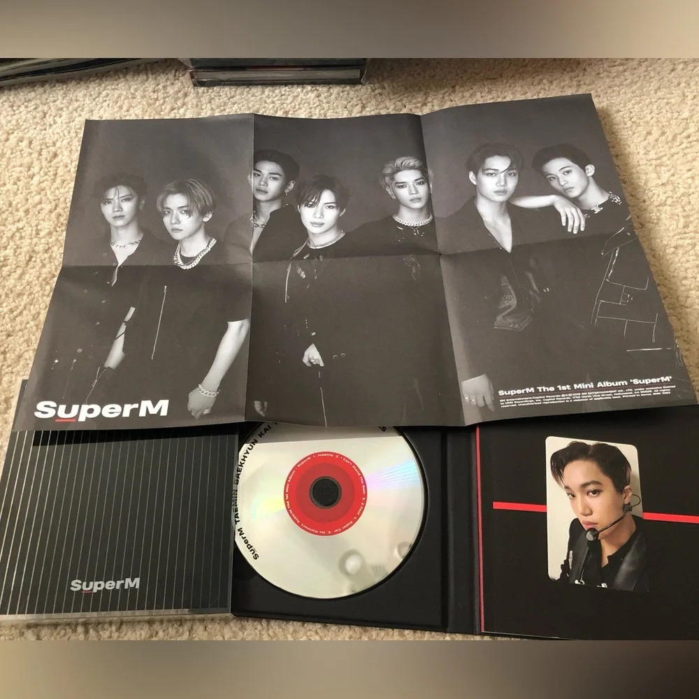 SuperM 1st Album United Version with Kai Photocard